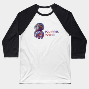 Squirrel Power Baseball T-Shirt